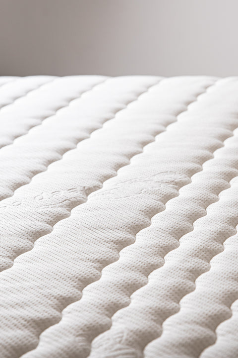 Boxpring bed topper breathable fabric