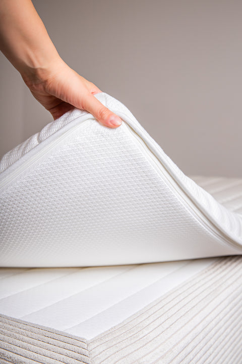 lifting up fey boxspring bed topper anti slip system