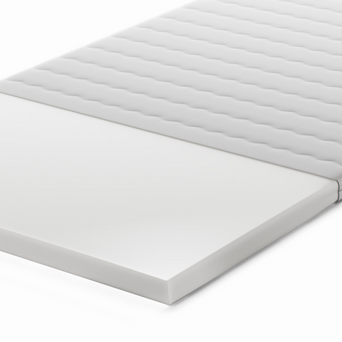 High-resilience foam topper