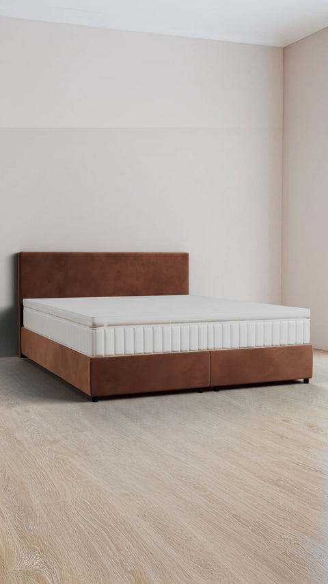 Blush family boxspring bed 240x220 cm